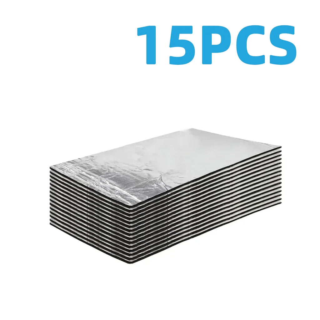 7mm 15 30PCS Car Soundproof Damping Sheet for Car Interior Pads Soundproof Insulation Pads Soundproof Covers Soundproof Panels