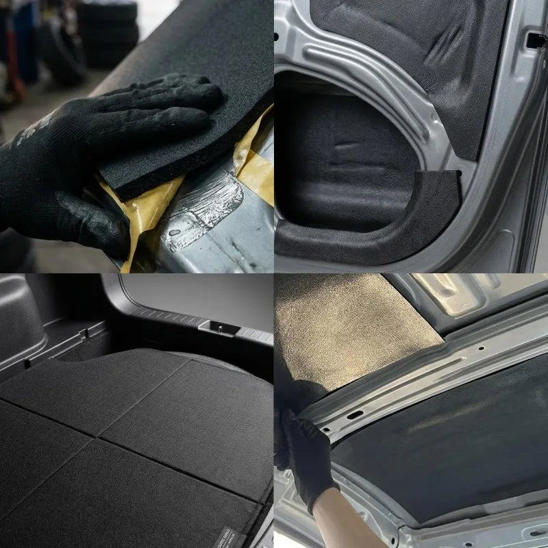 3/6/10mm Closed Cell Foam for Noise Self-Adhesive Car Sound Deadening Mat Insulation Heat Reduction Waterproof Foam Mat