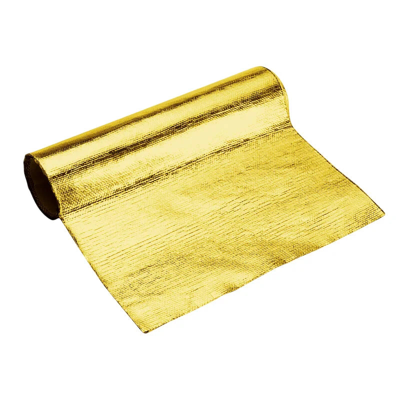 Gold Fiberglass Heat Insulation Tape Fireproof High-temperature Resistance Protective Film Sound Shield Cloth Car Accessories