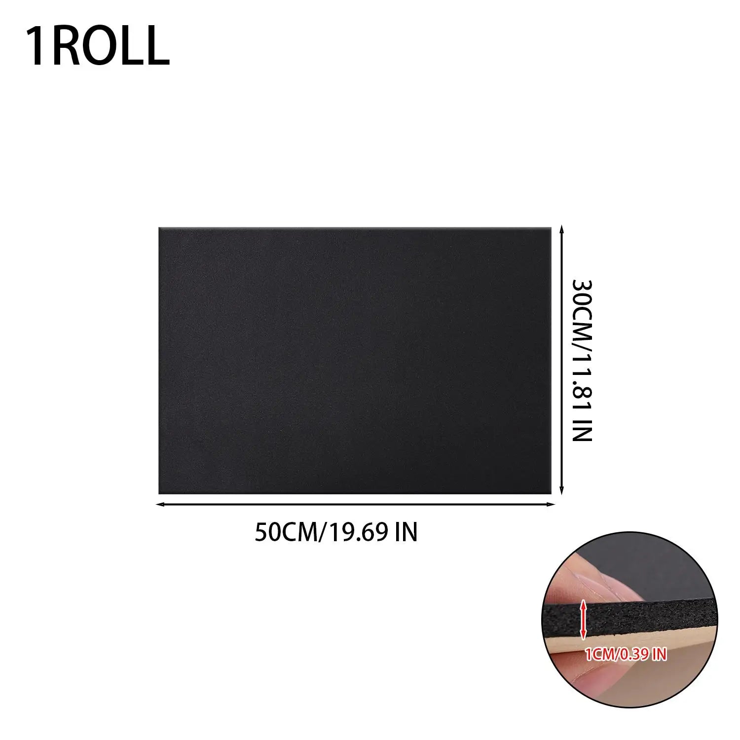 3/6/10mm Closed Cell Foam for Noise Self-Adhesive Car Sound Deadening Mat Insulation Heat Reduction Waterproof Foam Mat
