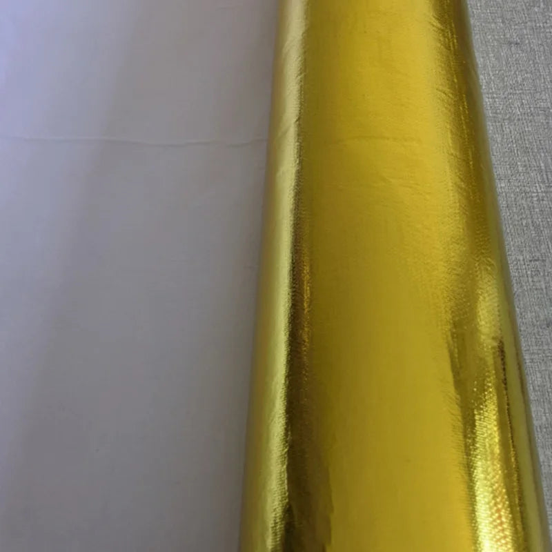 Gold Fiberglass Heat Insulation Tape Fireproof High-temperature Resistance Protective Film Sound Shield Cloth Car Accessories