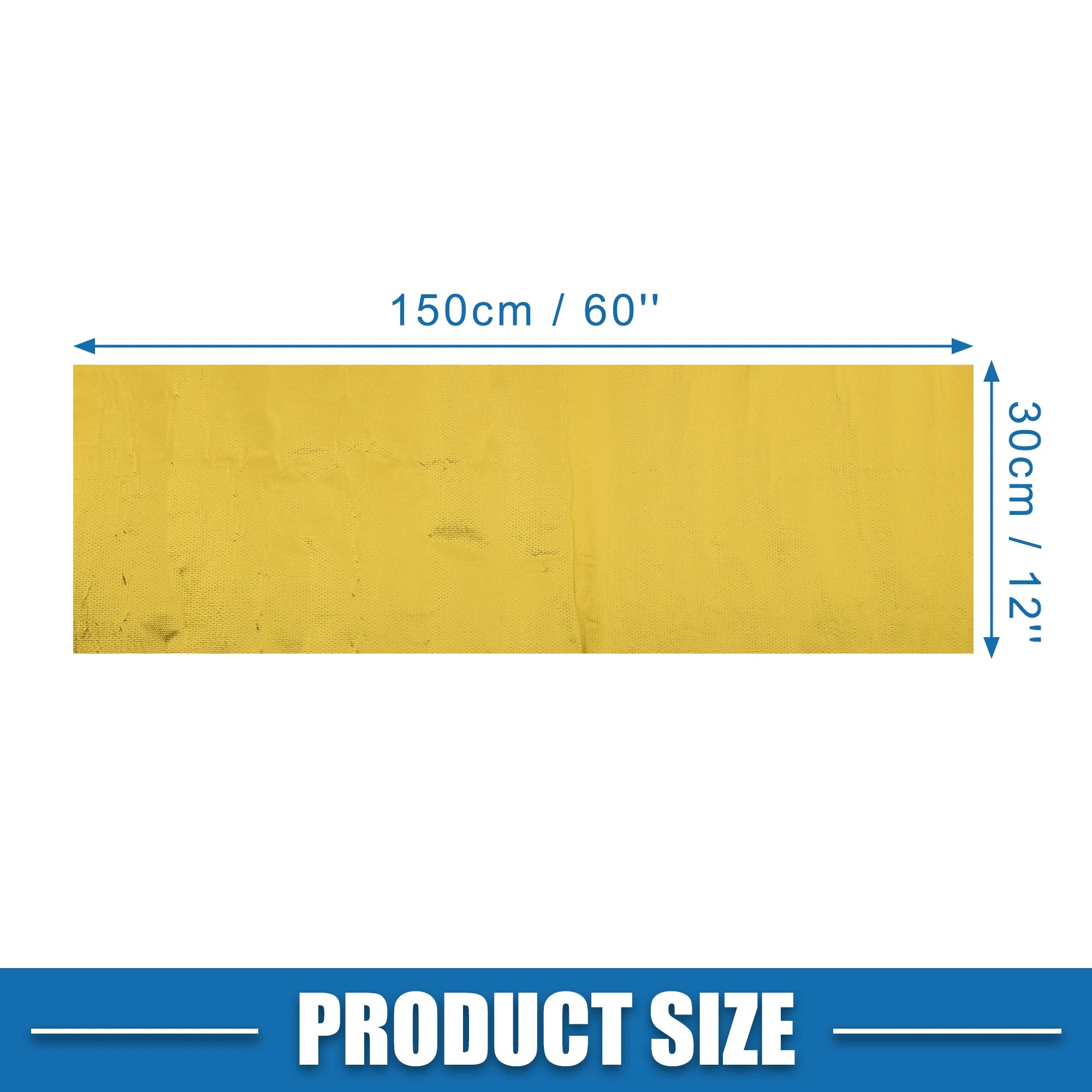 UXCELL Car Heat Shroud Aluminized Heat Shield Mat Thermal Barrier Cover Protection Fiberglass Gold Tone Gold 30x60cm 30x120cm