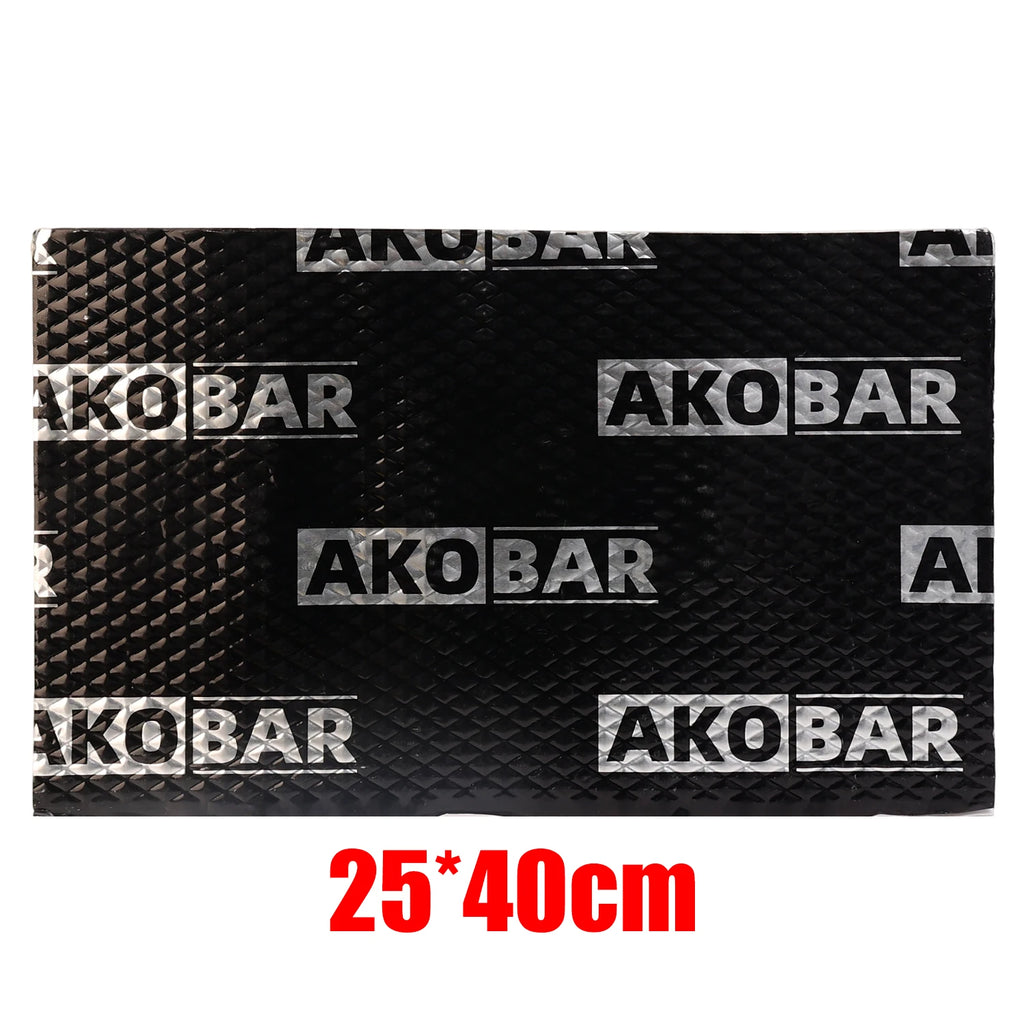 Car Sound Deadening Mat Butyl Audio Noise Insulation Damping Pad Self-Adhesive for Car Door Trunk Hood Roof Heat and Sound